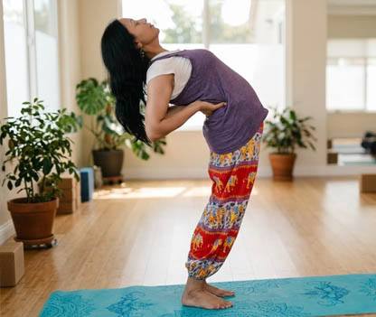 Safe yoga backbend poses and back pain relief exercises for spinal health and flexibility