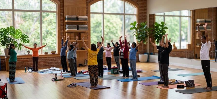 Workplace corporate yoga and employee wellness programs in San Francisco Bay Area - Ambashri Yoga