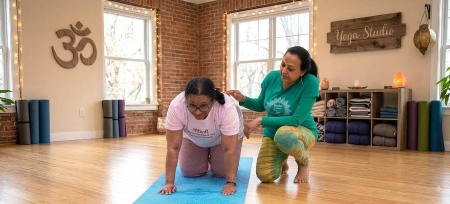 Personalized one-on-one private yoga classes in studio or at home in San Francisco Bay Area - Ambashri Yoga
