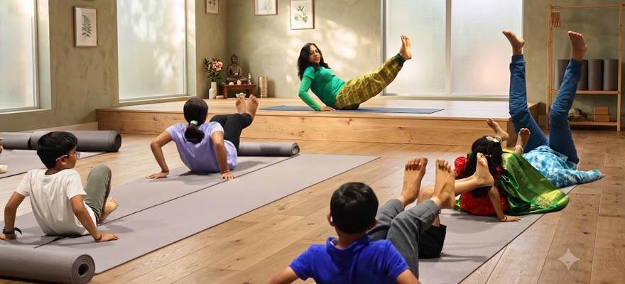 Kids yoga classes building flexibility, focus, and confidence in San Francisco Bay Area - Ambashri Yoga